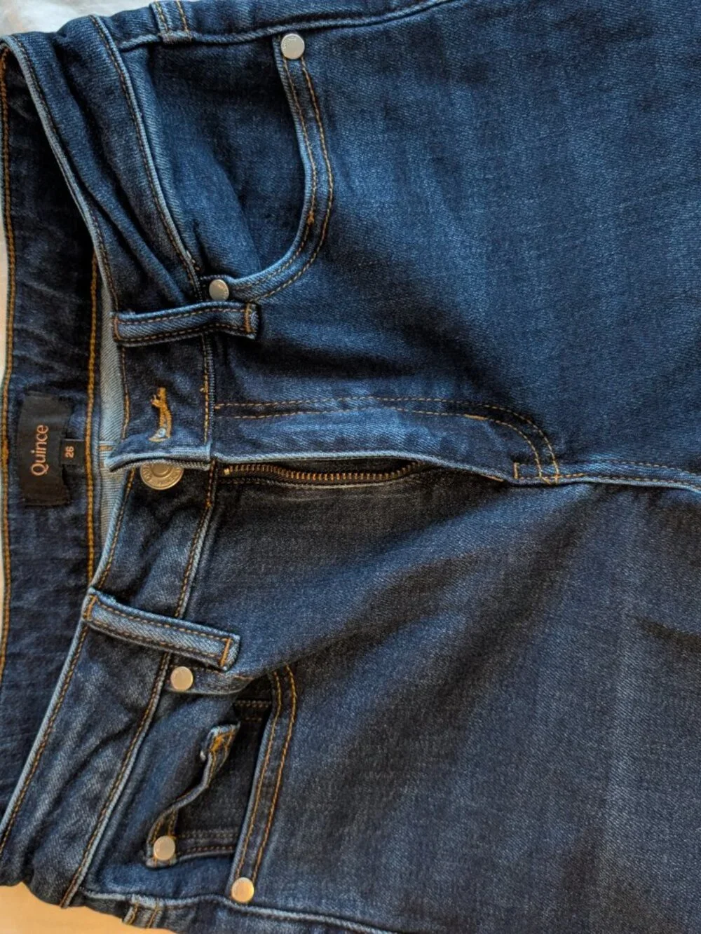 Quince Bella Stretch Wide Leg Jeans Size 26